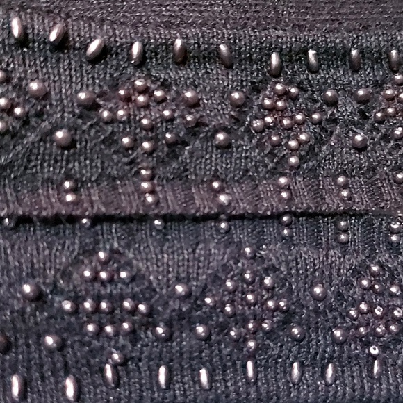 Ladies long sleeve navy linen cardigan Size L - Picture 4 of 4